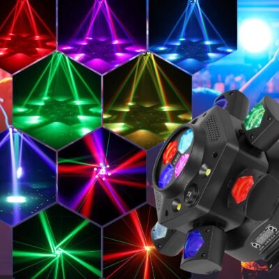 Version 1.0.0 FRLT-Six-arm bee eye moving head light